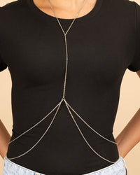 Sloan Layered Body Chain - Sterling Forever