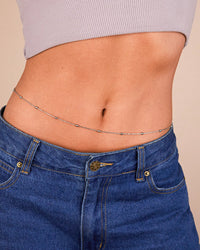 Magdalene Beaded Link Body Chain - Sterling Forever