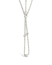 Myrna Beaded Layered Body Chain - Sterling Forever