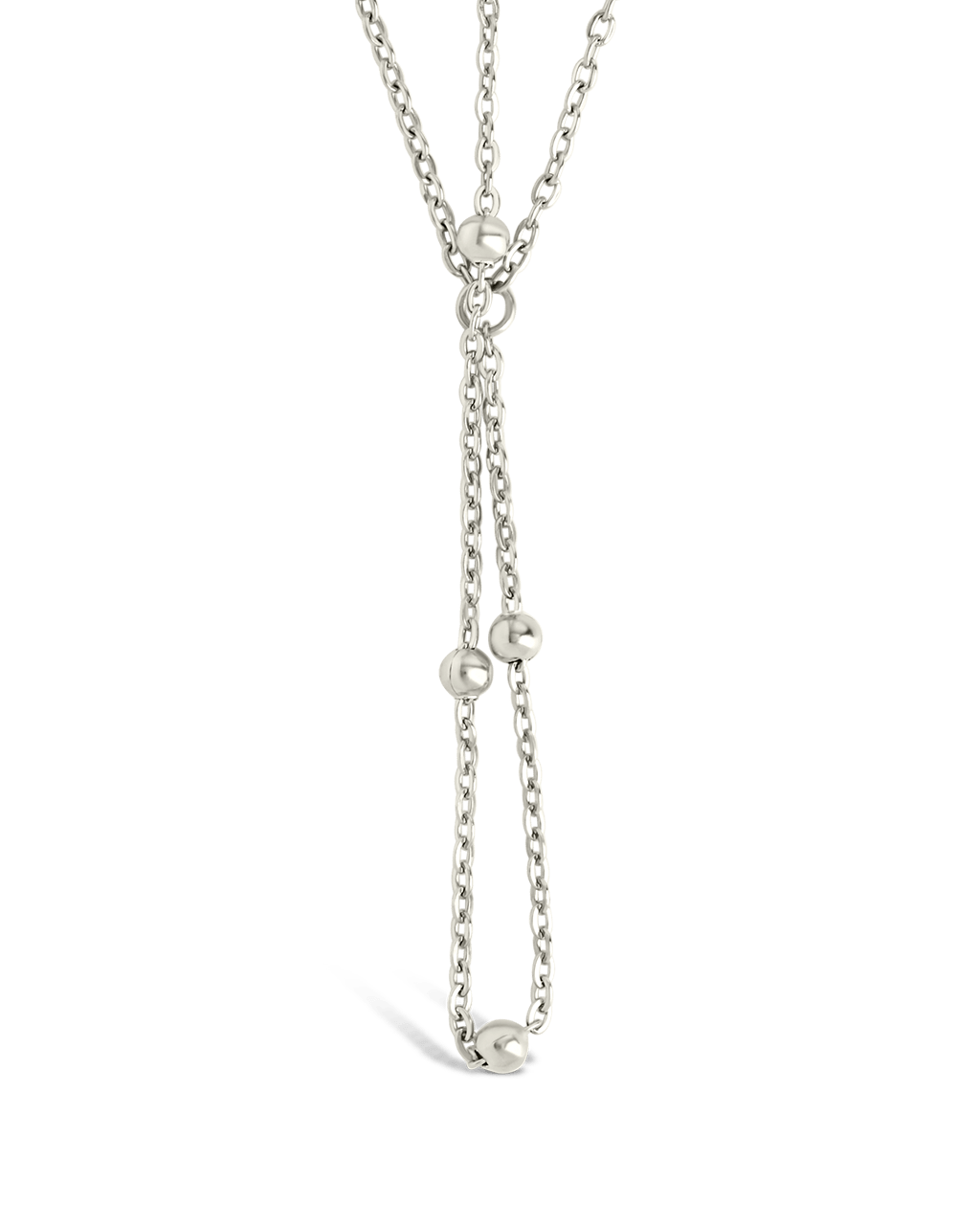 Myrna Beaded Layered Body Chain - Sterling Forever