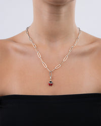Sterling Silver Enamel Lady Bug Charm