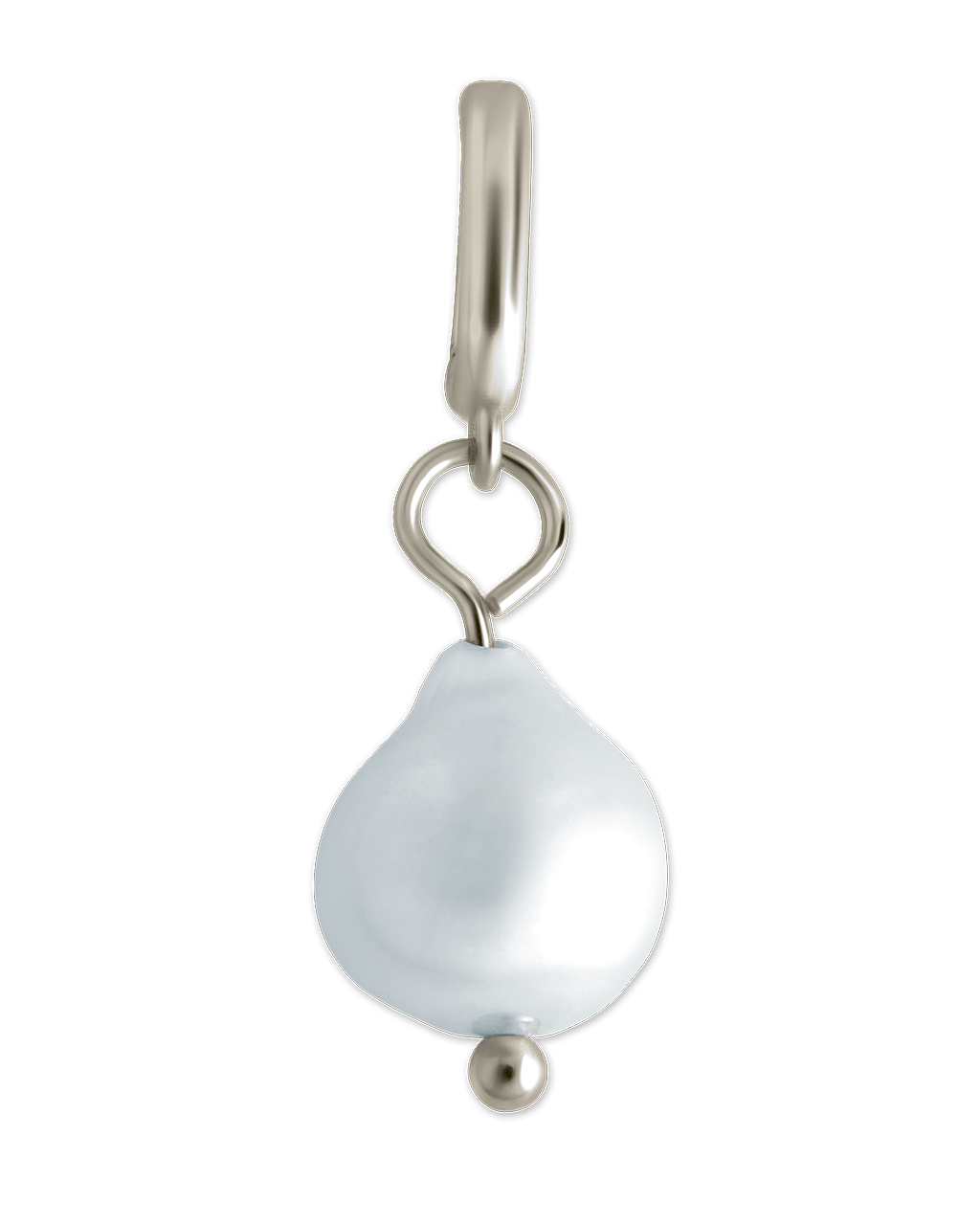 Sterling Silver Baroque Pearl Charm - Sterling Forever