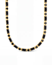 Georgia Black CZ Tennis Necklace
