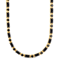 Georgia Black CZ Tennis Necklace
