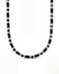 Georgia Black CZ Tennis Necklace