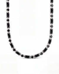 Georgia Black CZ Tennis Necklace