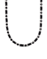Georgia Black CZ Tennis Necklace
