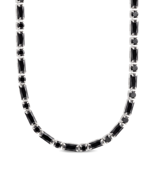 Georgia Black CZ Tennis Necklace