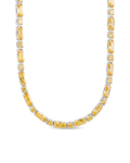 Georgia Canary CZ Tennis Necklace