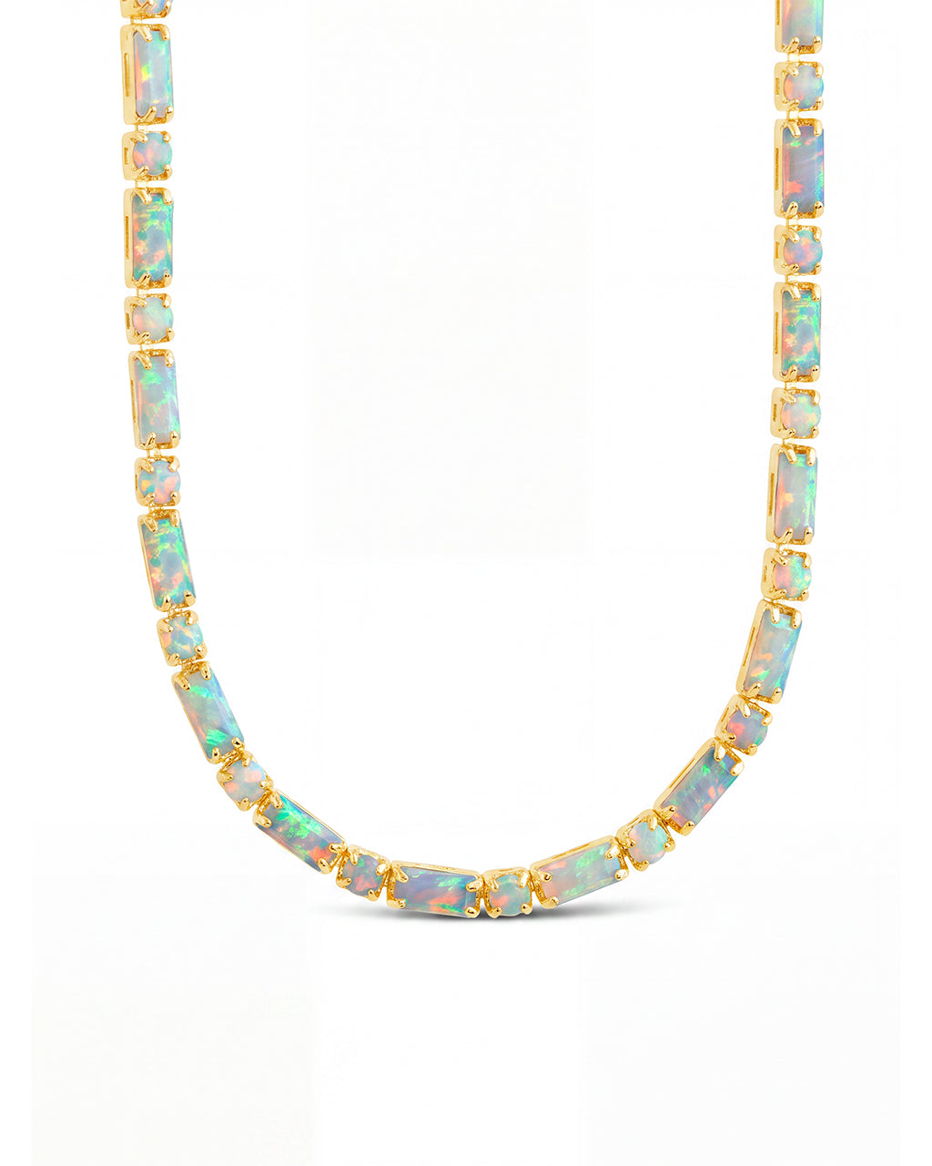 Georgia Opal Tennis Necklace