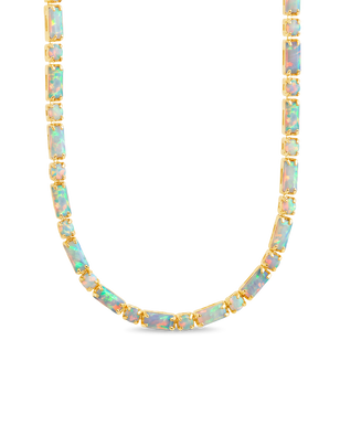 Georgia Opal Tennis Necklace