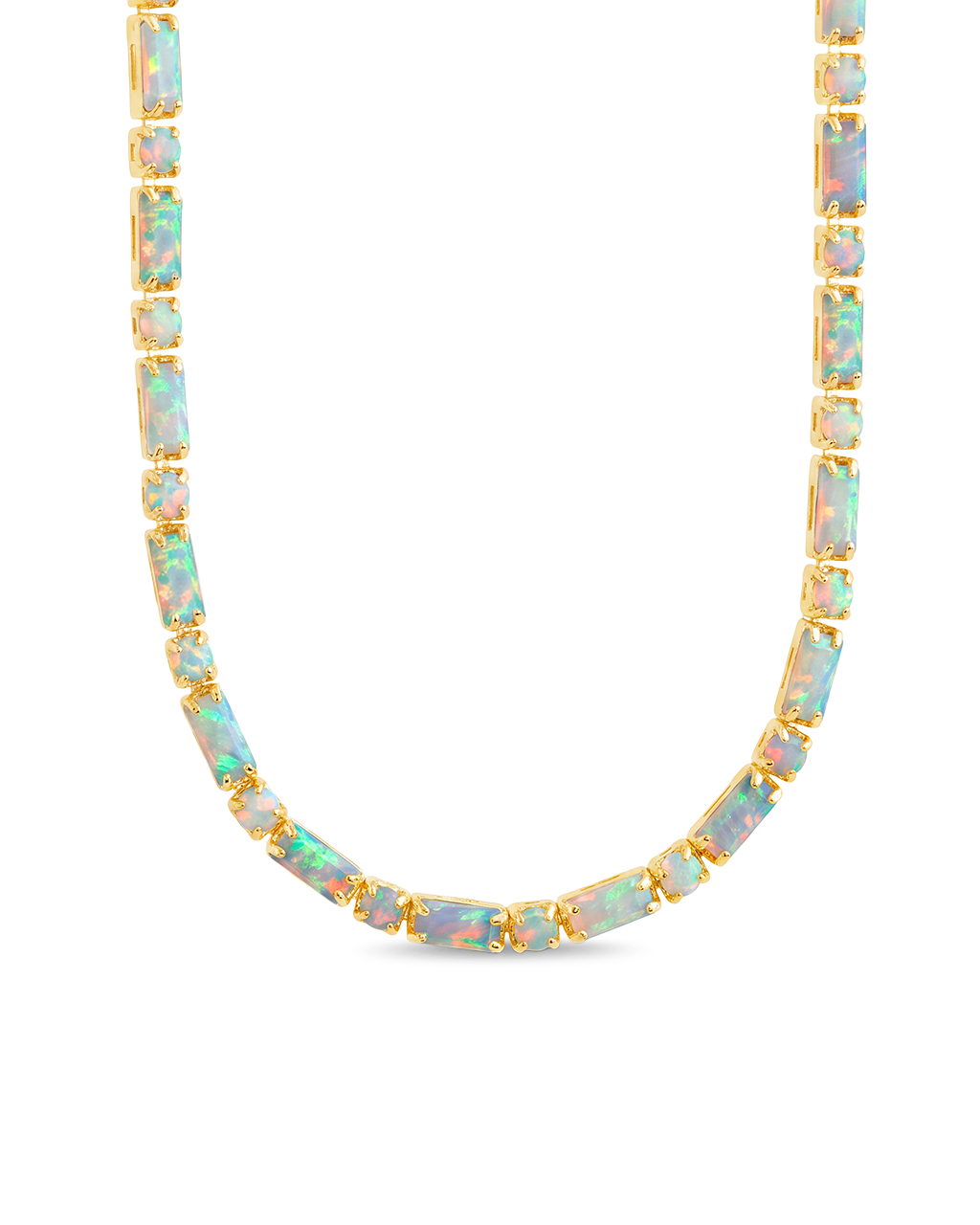 Georgia Opal Tennis Necklace