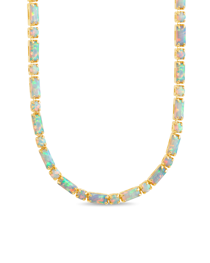 Georgia Opal Tennis Necklace