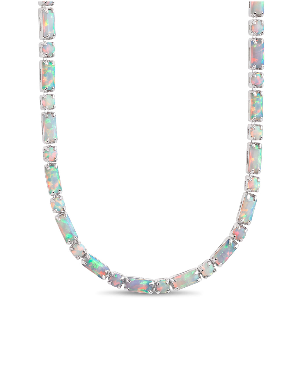 Georgia Opal Tennis Necklace