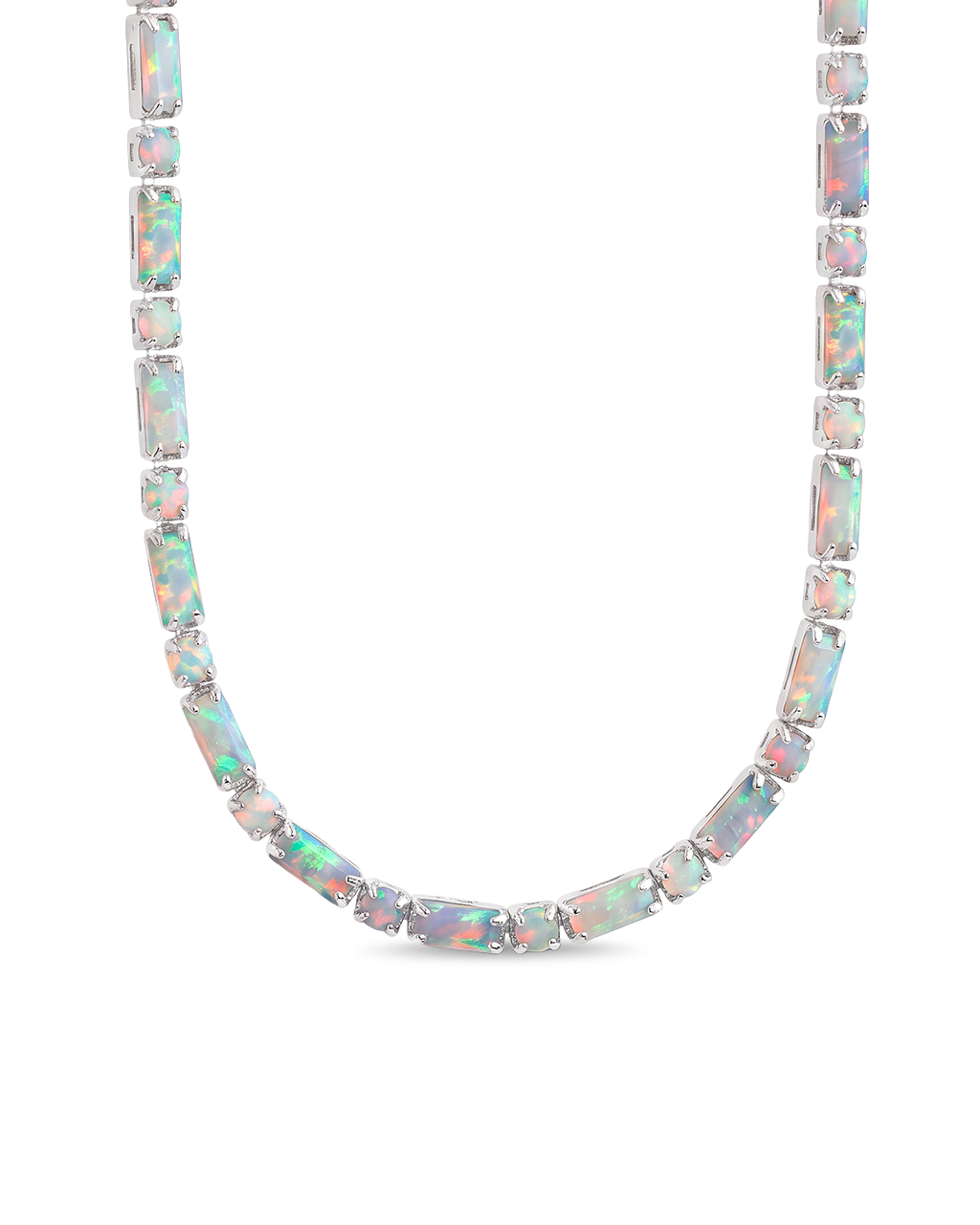 Georgia Opal Tennis Necklace