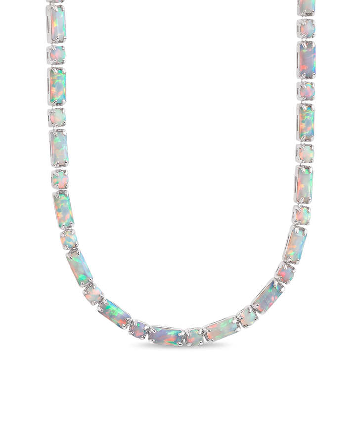 Georgia Opal Tennis Necklace