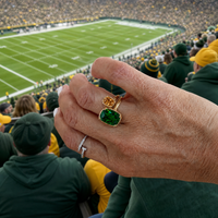 Green Bay Game Day Ring Stack