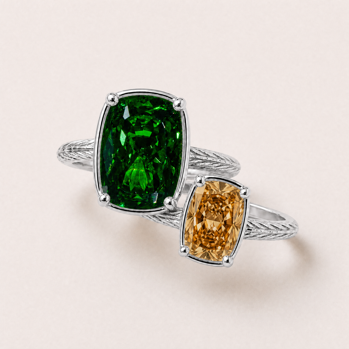 Green Bay Game Day Ring Stack