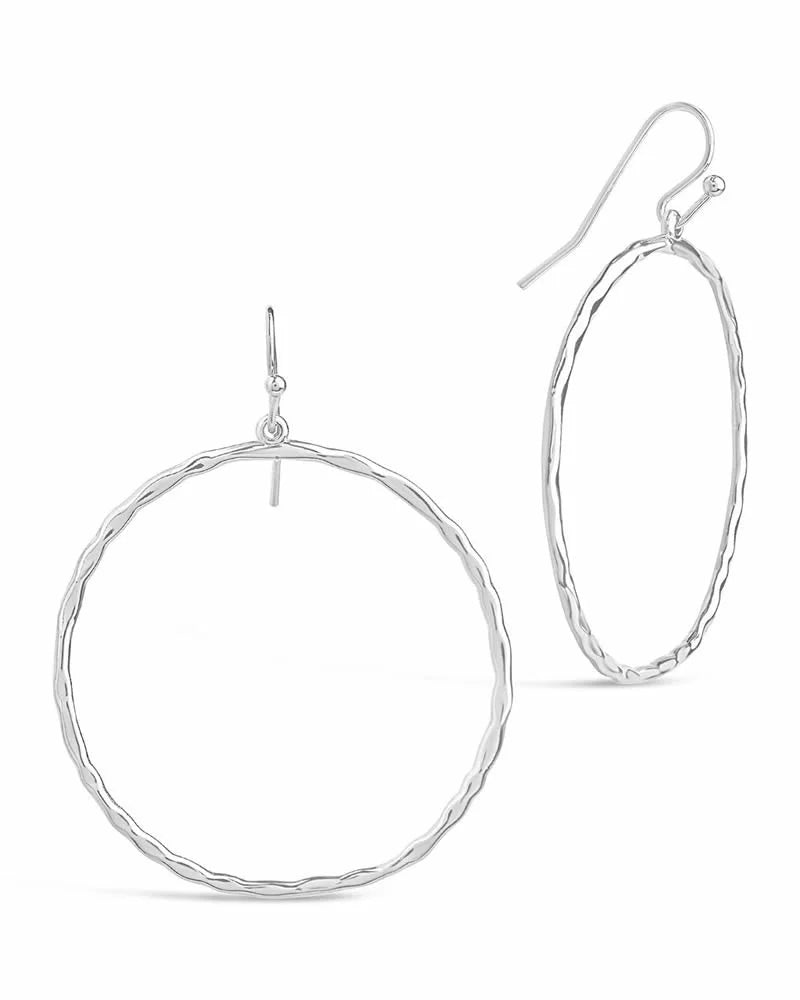 Gold and Silver Dangle Earrings Earring Sterling Forever Silver 