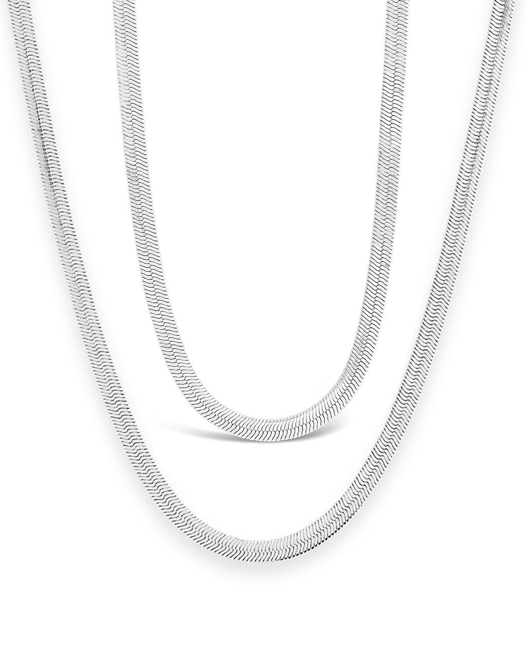 Sterling Silver Herringbone Chain - Sterling Forever