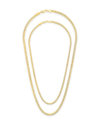 Sterling Silver Herringbone Chain - Sterling Forever
