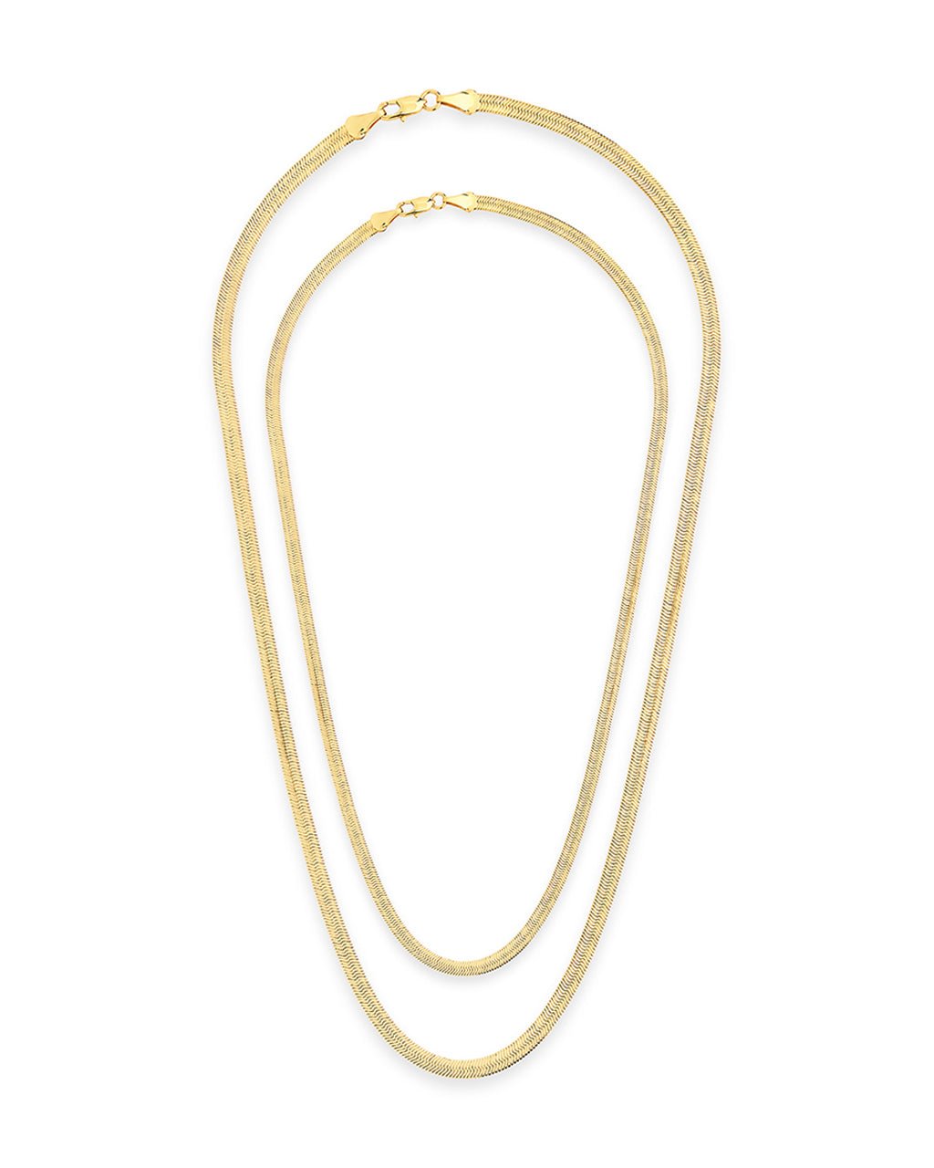 Sterling Silver Herringbone Chain - Sterling Forever