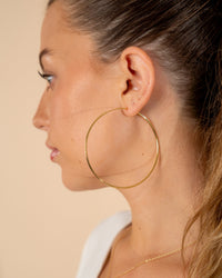 2.75" Infinity Hoops Earring Sterling Forever 