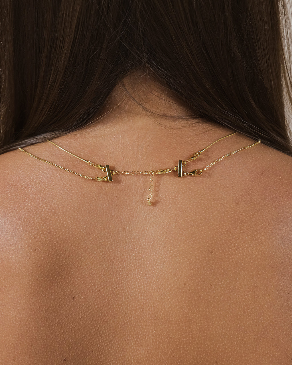 Sterling Silver 2 Layer Necklace Spacer