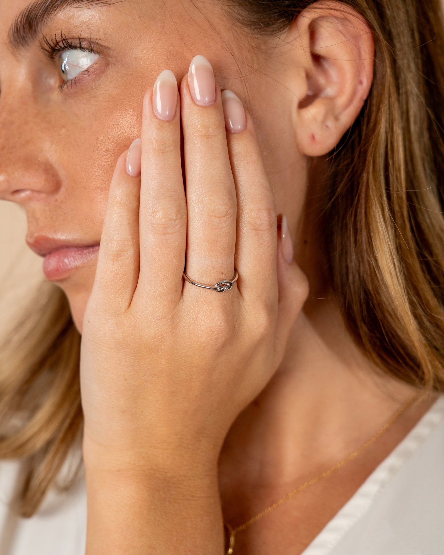 Sterling Silver Love Knot Ring Ring Sterling Forever 