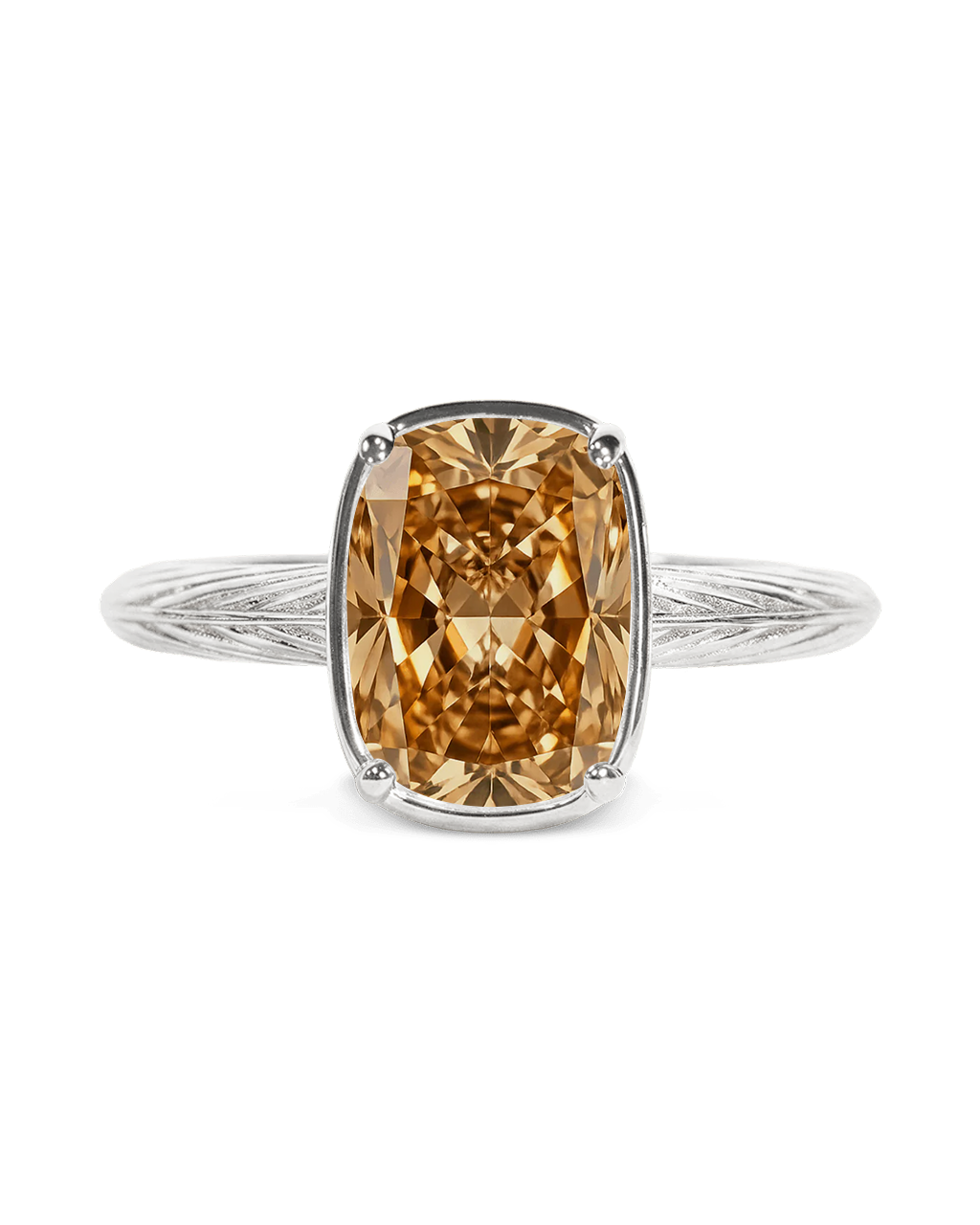 Champagne mini ring – silver
