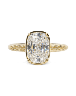 Sterling Silver Mini Elongated Cushion Ring