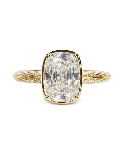 Sterling Silver Mini Elongated Cushion Ring - Sterling Forever