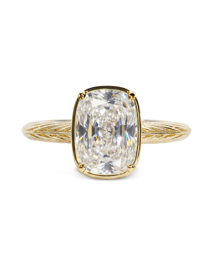 Sterling Silver Mini Elongated Cushion Ring