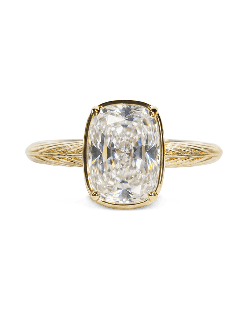 Sterling Silver Mini Elongated Cushion Ring - Sterling Forever