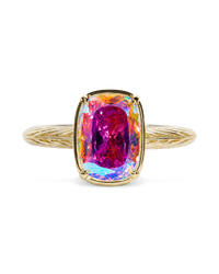 Iridescent mini ring – gold