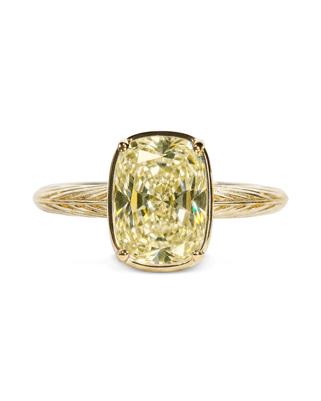 Light Yellow mini ring – gold