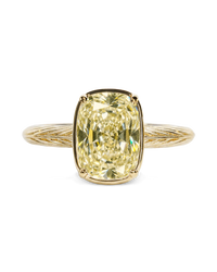 Light Yellow mini ring – gold