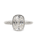 Sterling Silver Mini Elongated Cushion Ring - Sterling Forever
