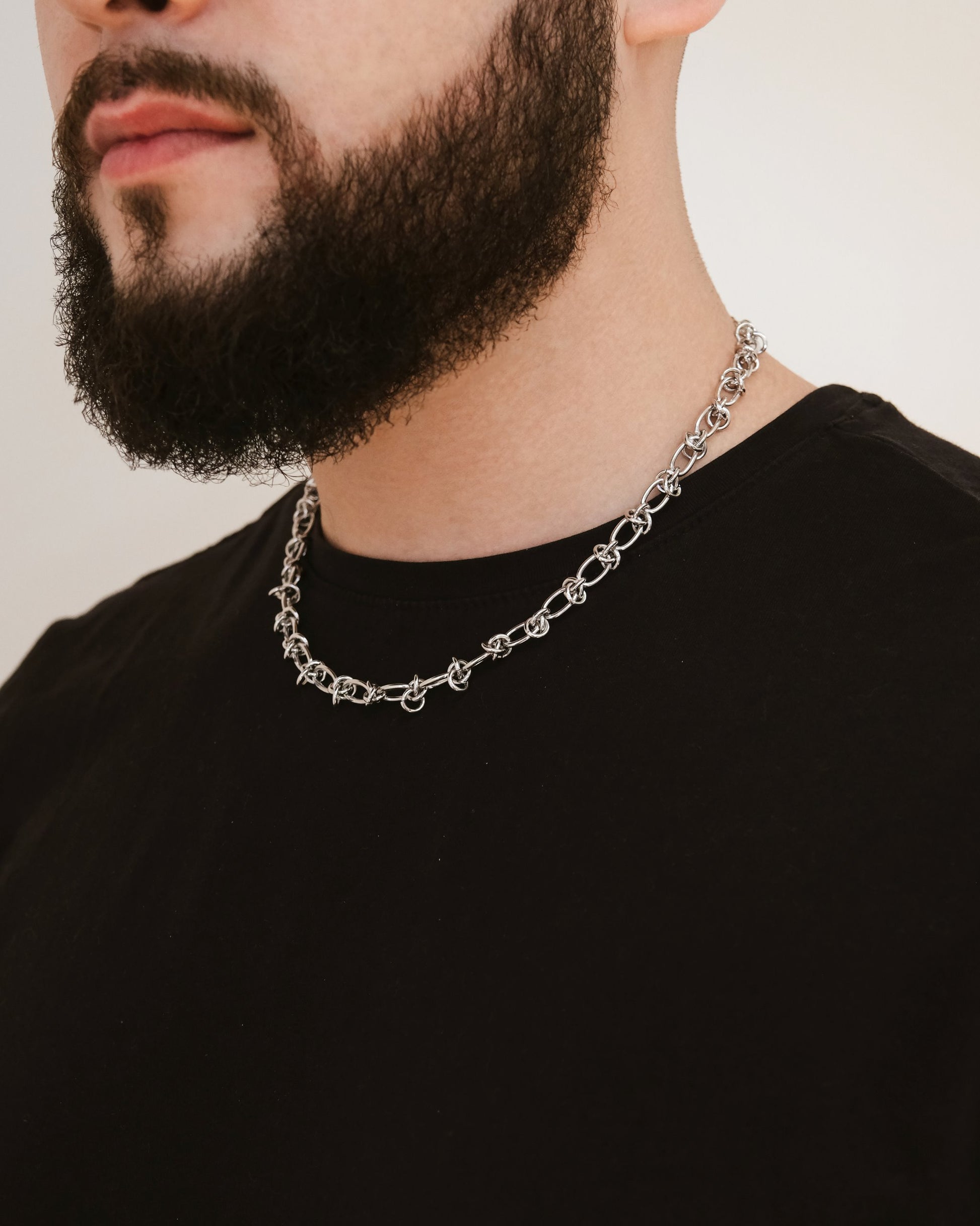 Men's Barbed Chain Necklace Necklace Sterling Forever 