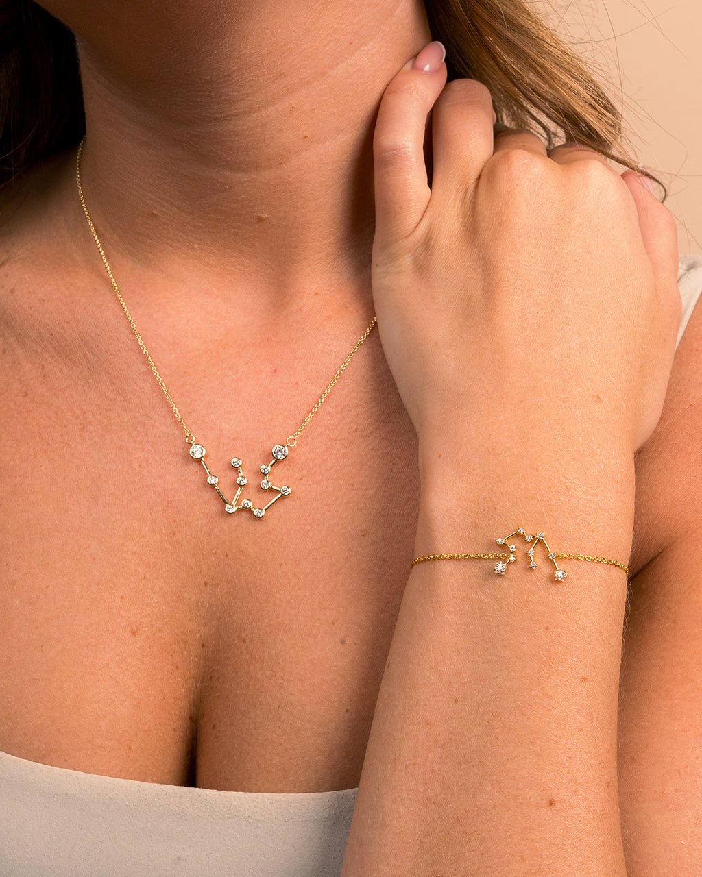 'When Stars Align' Constellation Necklace and Bracelet Set - Sterling Forever
