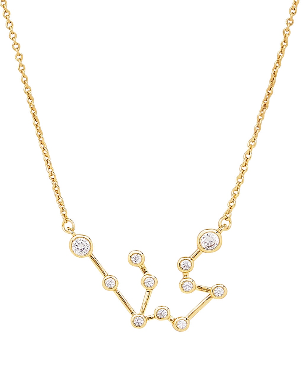 'When Stars Align' Constellation Necklace Necklace Sterling Forever Gold Aquarius (Jan 20 - Feb 18) 