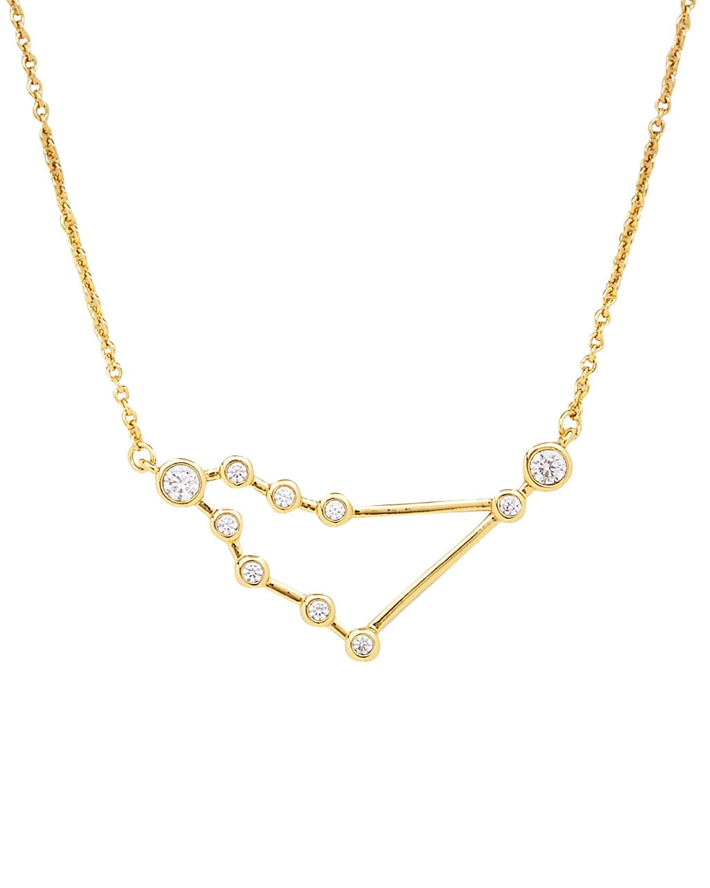 'When Stars Align' Constellation Necklace Necklace Sterling Forever Gold Capricorn (Dec 22 - Jan 19) 