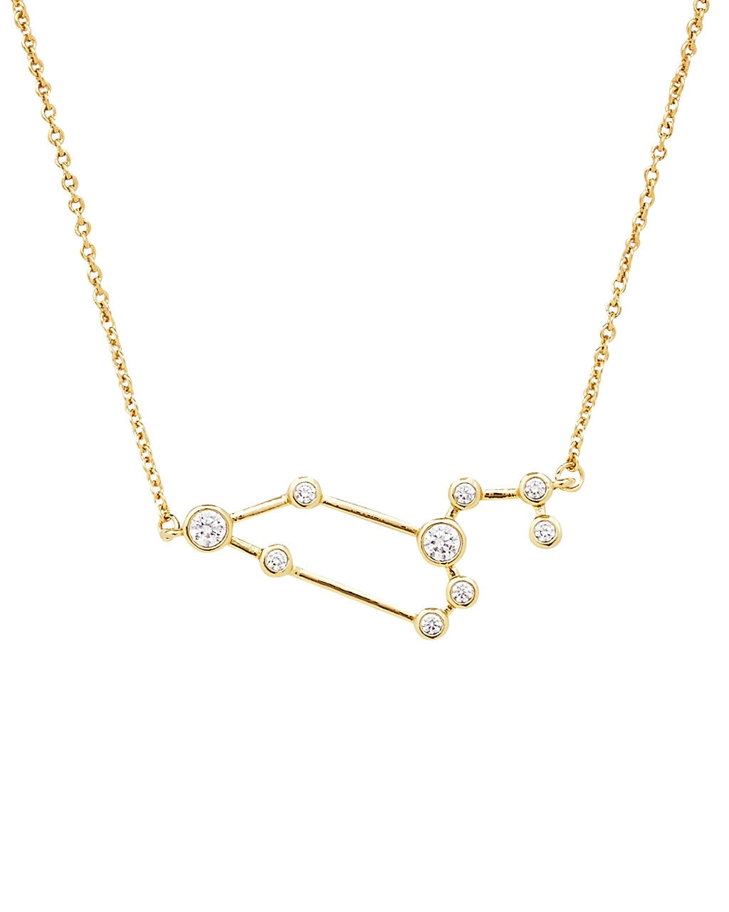 'When Stars Align' Constellation Necklace Necklace Sterling Forever Gold Leo (Jul 23 - Aug 22) 
