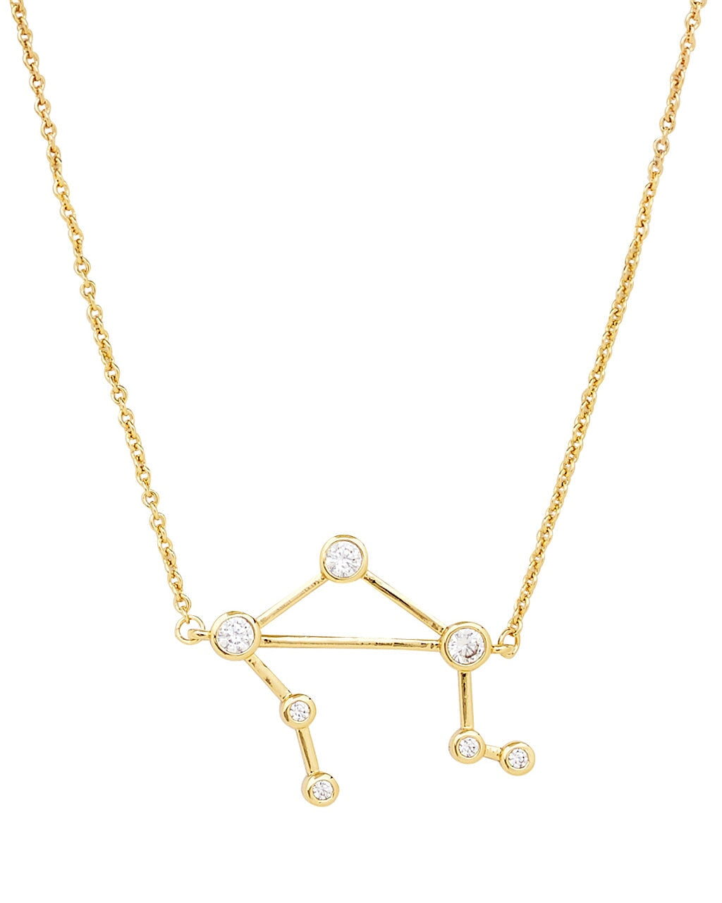 'When Stars Align' Constellation Necklace Necklace Sterling Forever Gold Libra (Sept 23 - Oct 22) 