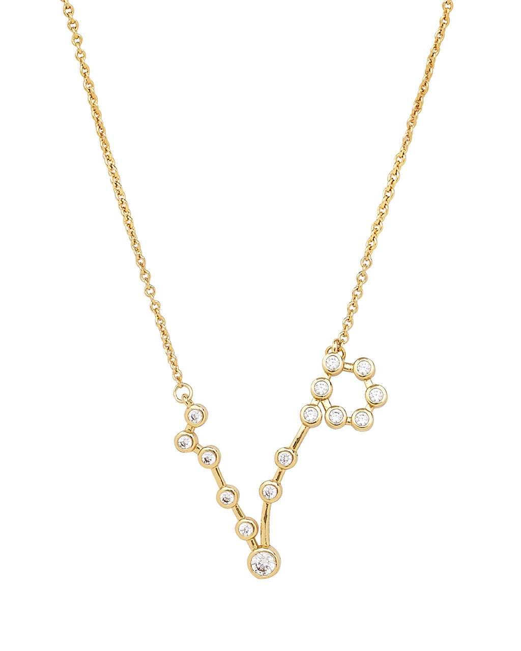 'When Stars Align' Constellation Necklace Necklace Sterling Forever Gold Pisces (Feb 19 - Mar 20) 