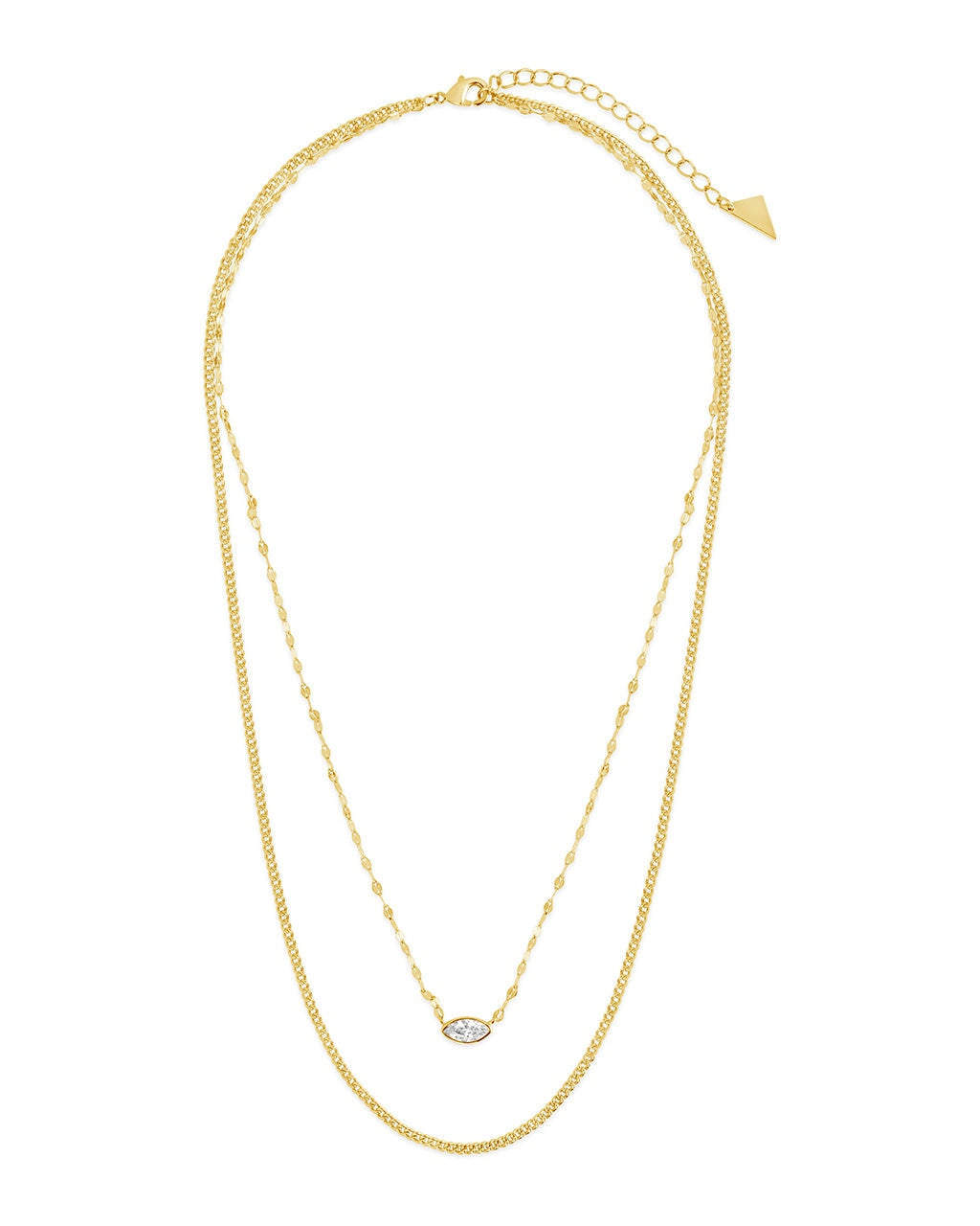 Amelia CZ Layered Necklace Necklace Sterling Forever 