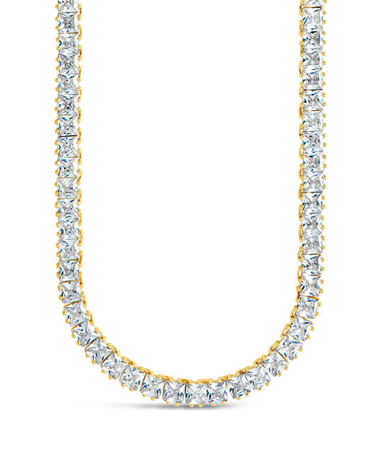 Madelyn CZ Tennis Necklace Necklace Sterling Forever Gold 