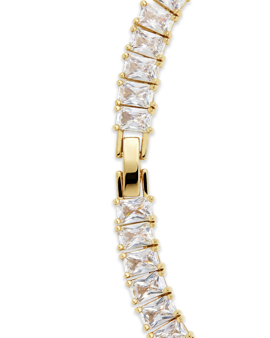 【QVC】18K エレガント　メタルホワイトゴールド リーフ型チャーム S Marisol Cubic Zirconia Tennis Necklace – Sterling Forever