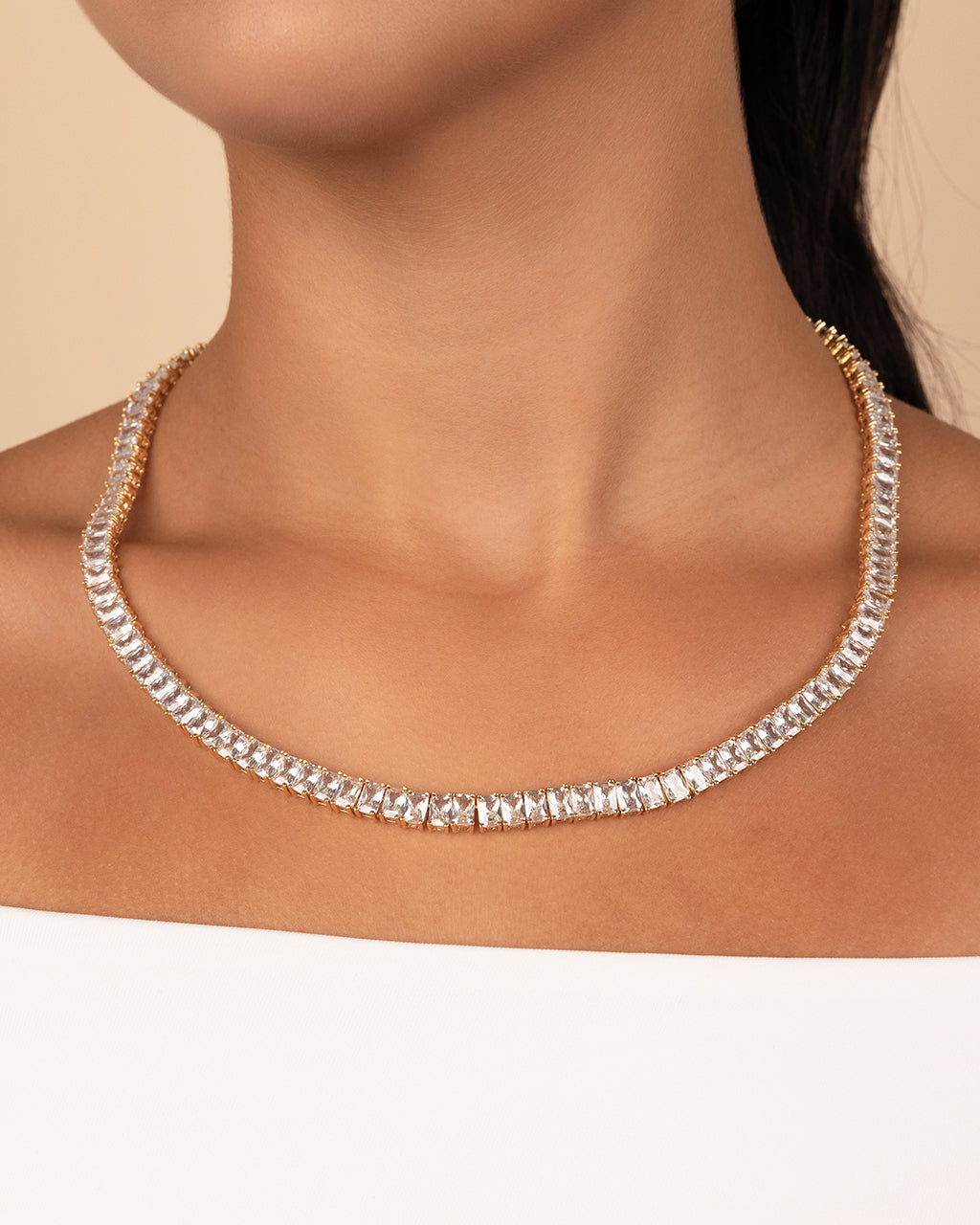 Marisol CZ Tennis Necklace