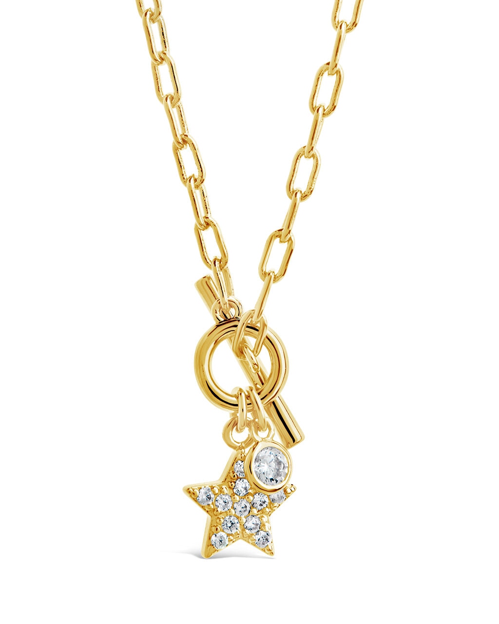 Norah Star & Toggle Necklace Necklace Sterling Forever Gold 